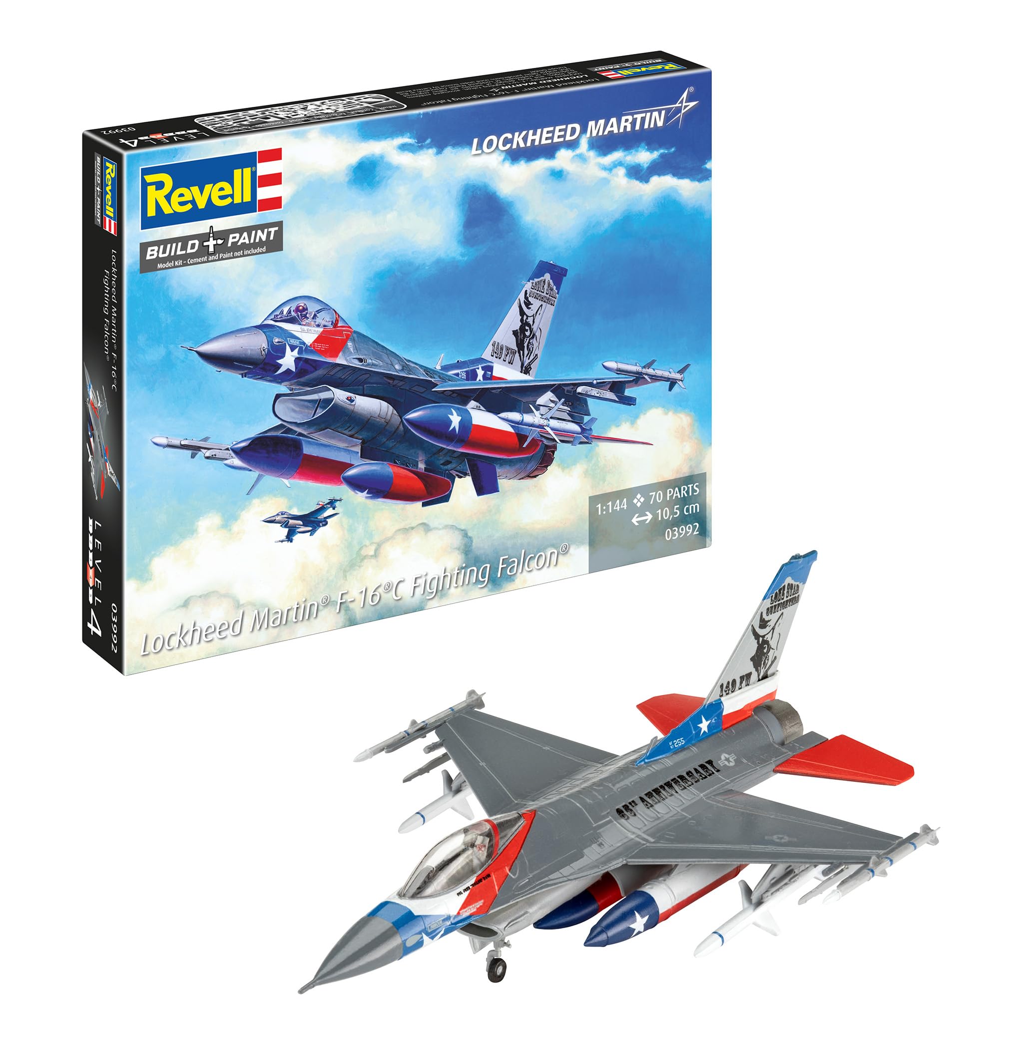 Amazon | ドイツレベル(Revell) 1/144 F-16C USAF 03992 プラモデル